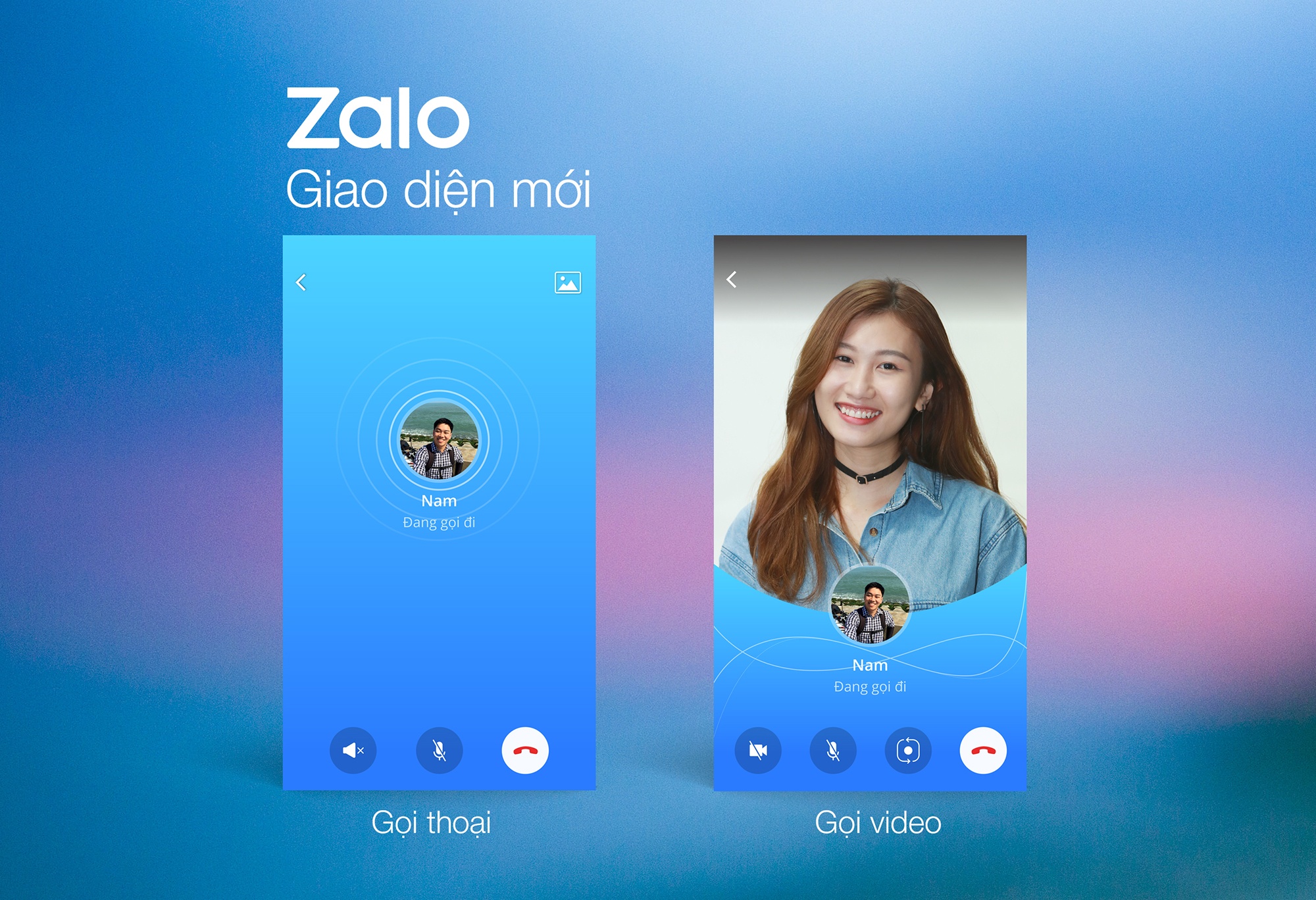 Zalo doi dien mao moi cho cuoc goi thoai va video hinh anh