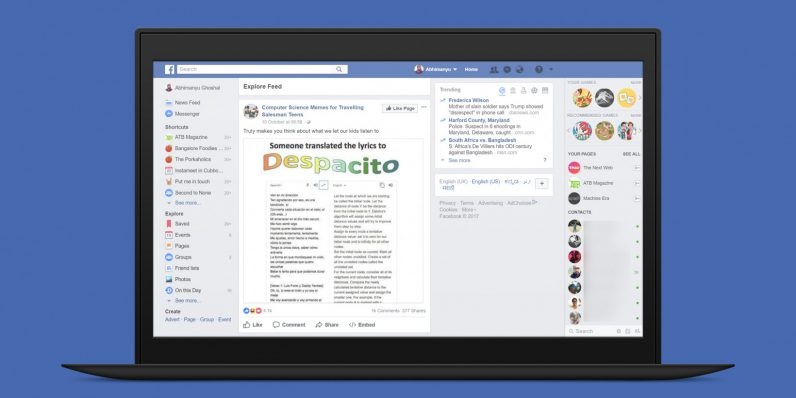 Facebook ra mat Explore Feed anh 1