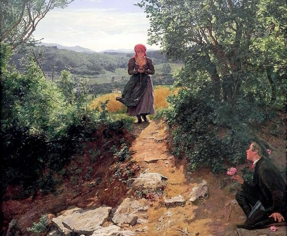 Cô gái cầm iPhone trong bức họa từ thế kỷ 19 ảnh 1 Co gai cam iPhone trong buc hoa tu the ky 19 anh 1