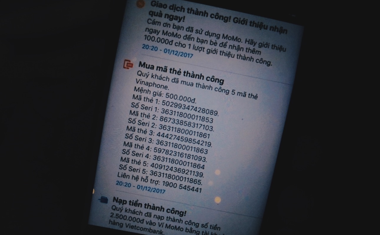 mat tien trong tai khoan MoMo anh 1