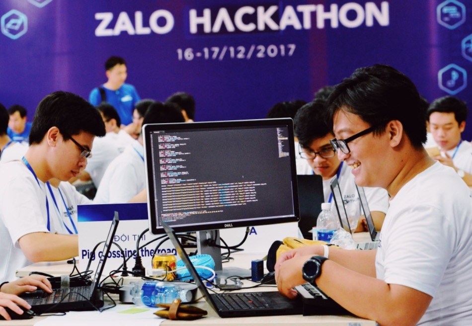 Chung ket Zalo Hackathon 2017 dang dien ra o Sai Gon hinh anh