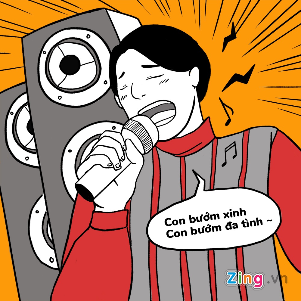 dung Karaoke am i va gui SMS chuc tet theo mau anh 1