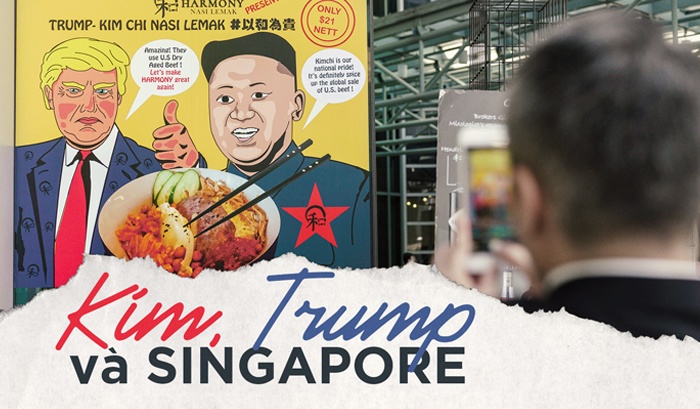 Kim - Trump va thang 6 do lua o Singapore hinh anh