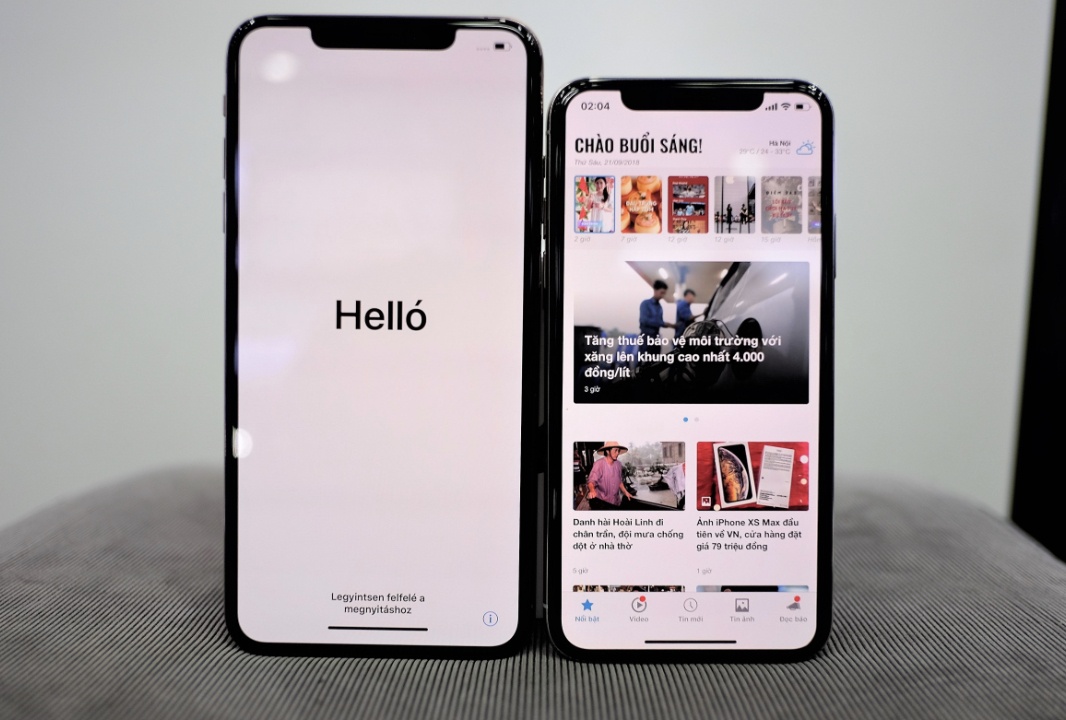 iPhone XS Max ve nuoc e am, gia xach tay nhay mua hinh anh