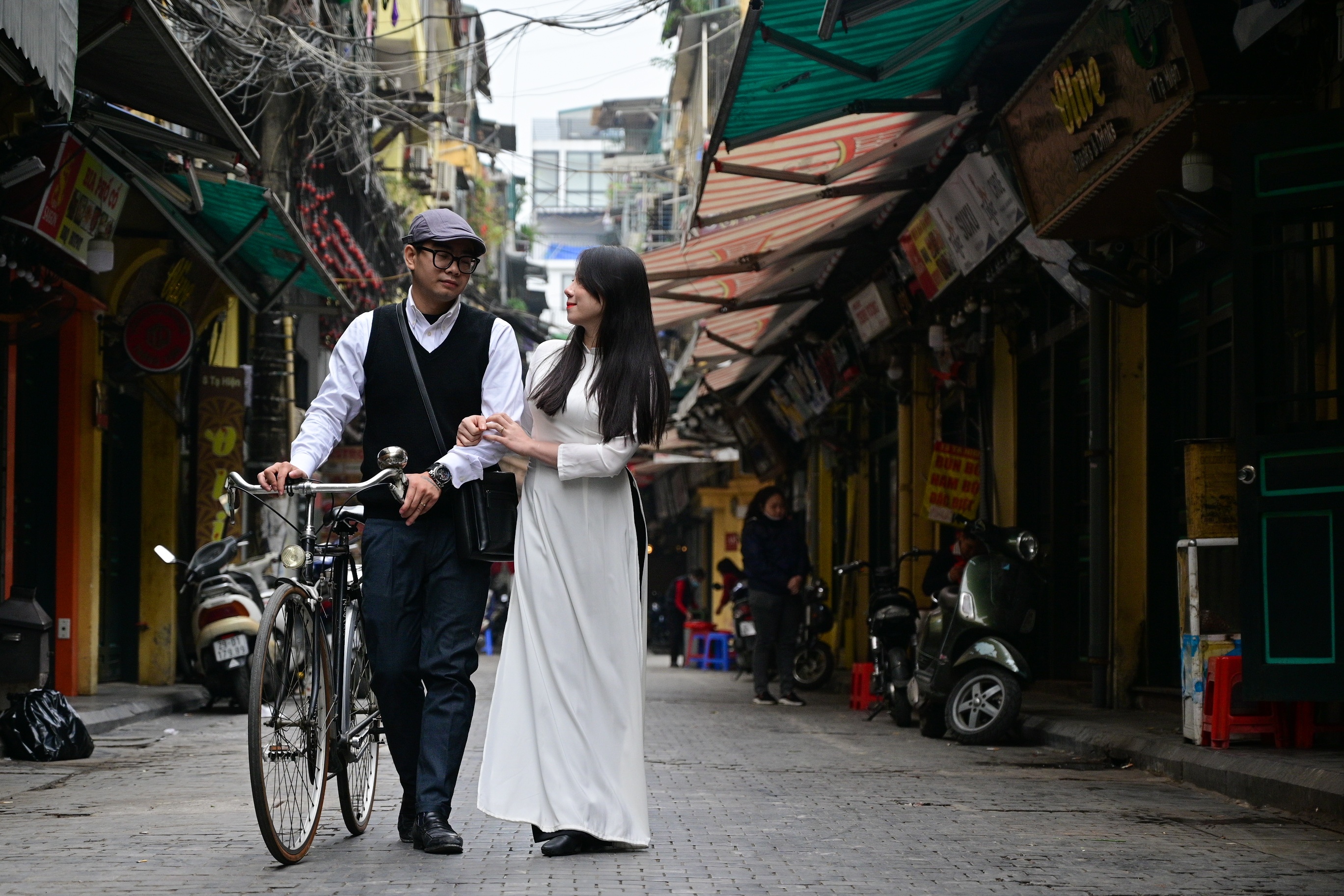 Pho phuong Ha Noi ngay dau nam 2022 hinh anh