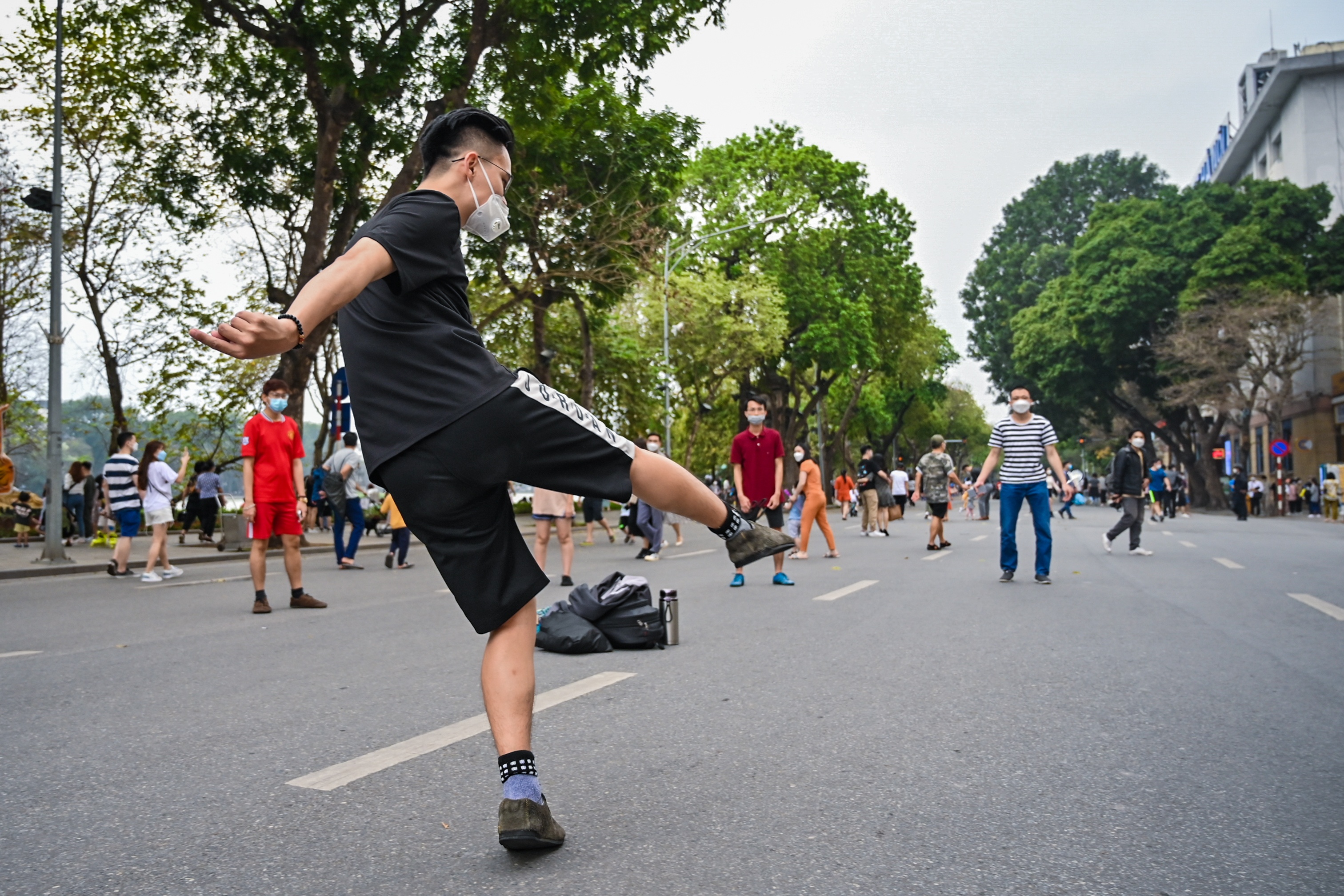 phố đi bộ hoạt động trở lại,  Hà Nội,  đời sống ảnh 10 pho di bo hoat dong tro lai,  Ha Noi,  doi song anh 10