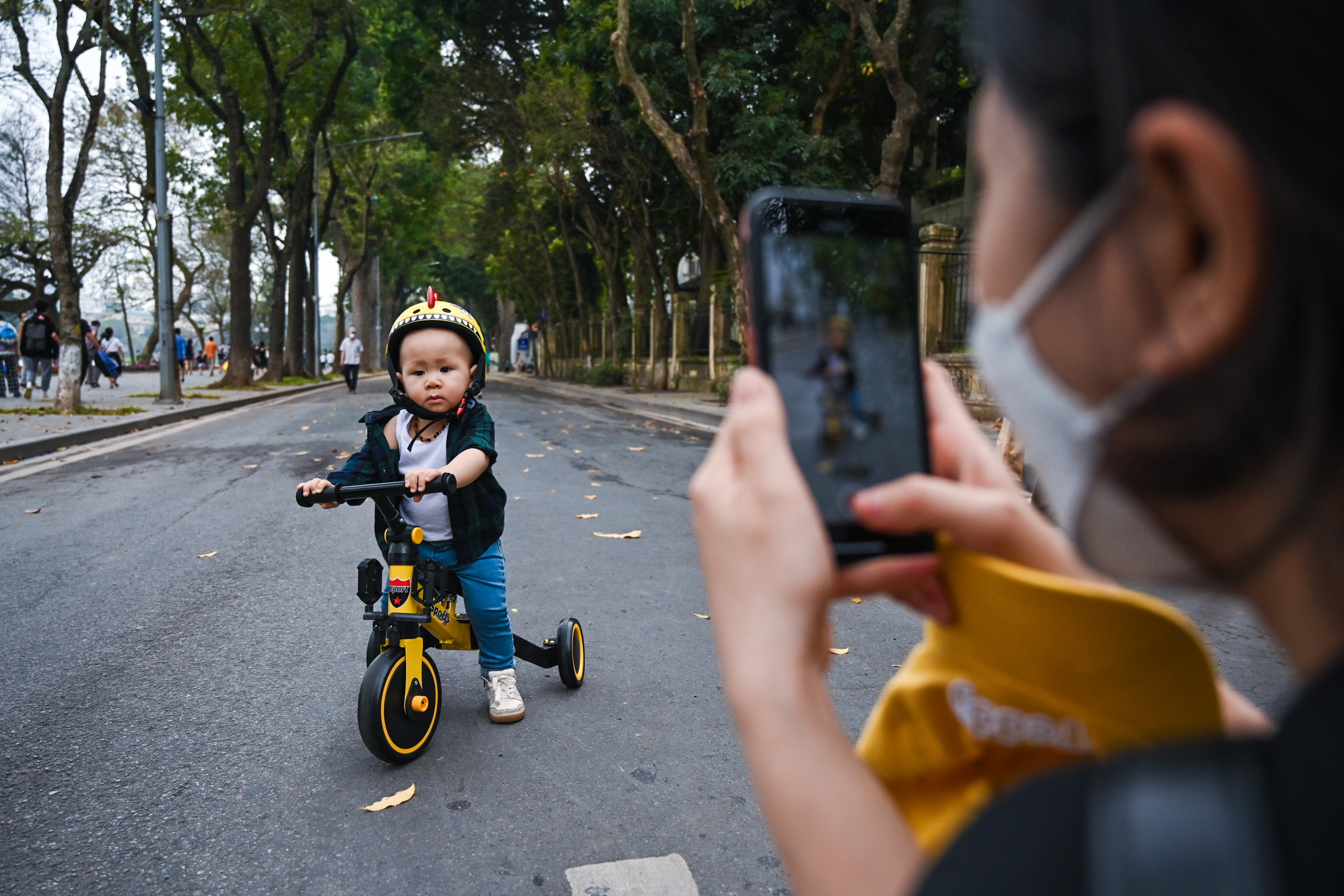phố đi bộ hoạt động trở lại,  Hà Nội,  đời sống ảnh 3 pho di bo hoat dong tro lai,  Ha Noi,  doi song anh 3