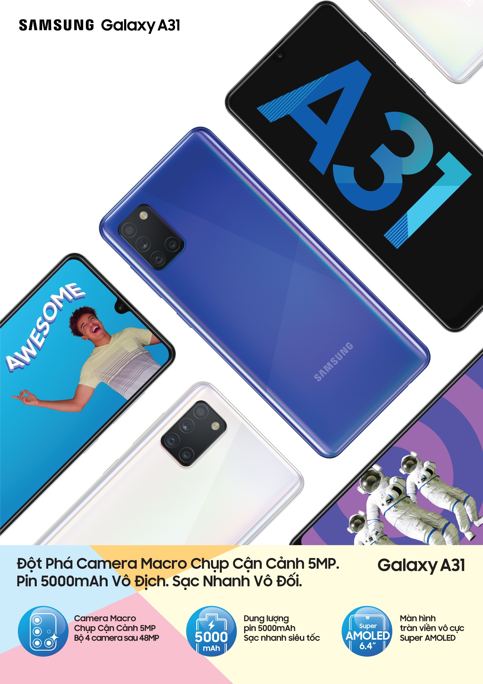 samsung ra mat galaxy a31 chinh hang tai viet nam anh 1