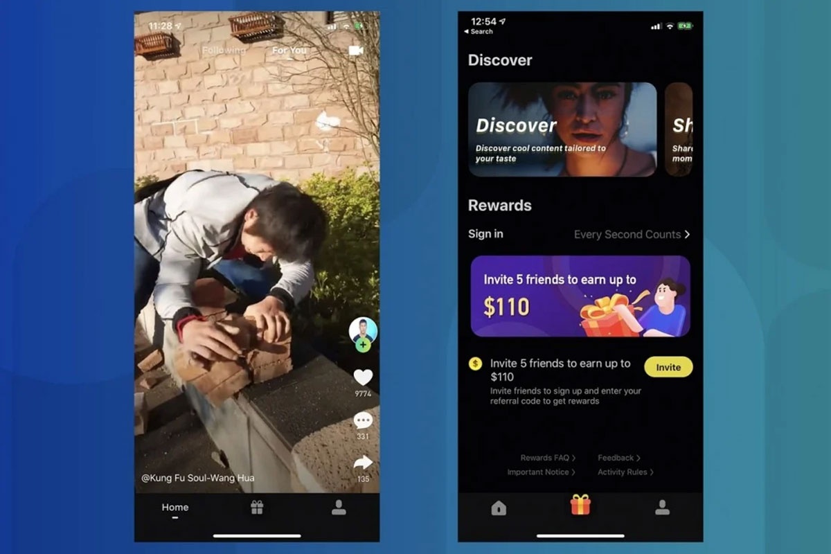 TikTok co doi thu moi, tra tien de nguoi dung xem video hinh anh