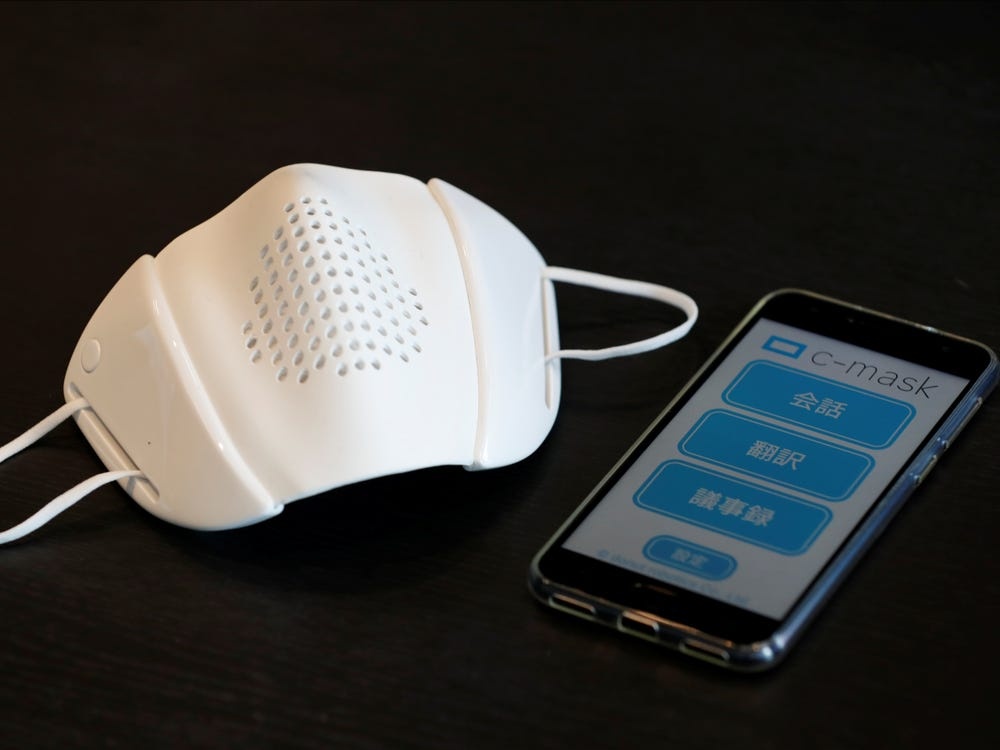 Donut Robotics,  C-Mask,  khau trang,  dich thuat,  thong minh,  smartphone,  Bluetooth- Covid-19,  virus corona anh 1