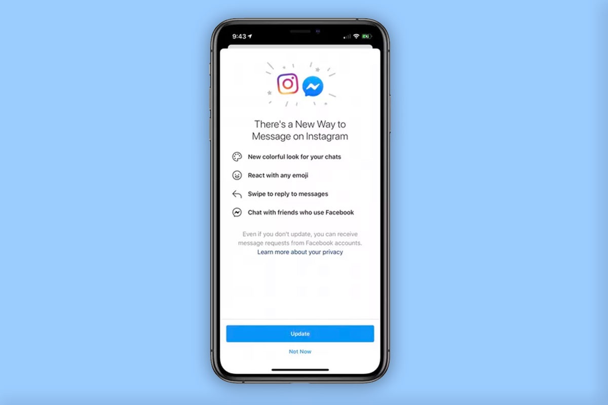 Direct Message tren Instagram duoc hop nhat voi Messenger anh 1