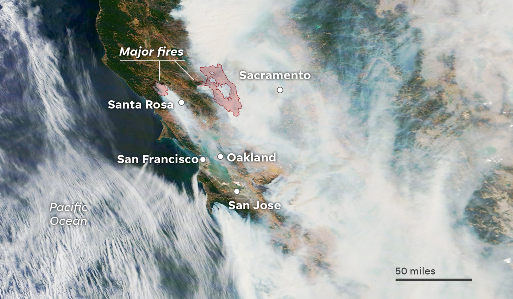 Anh chay rung California chup tu tram vu tru quoc te ISS anh 1