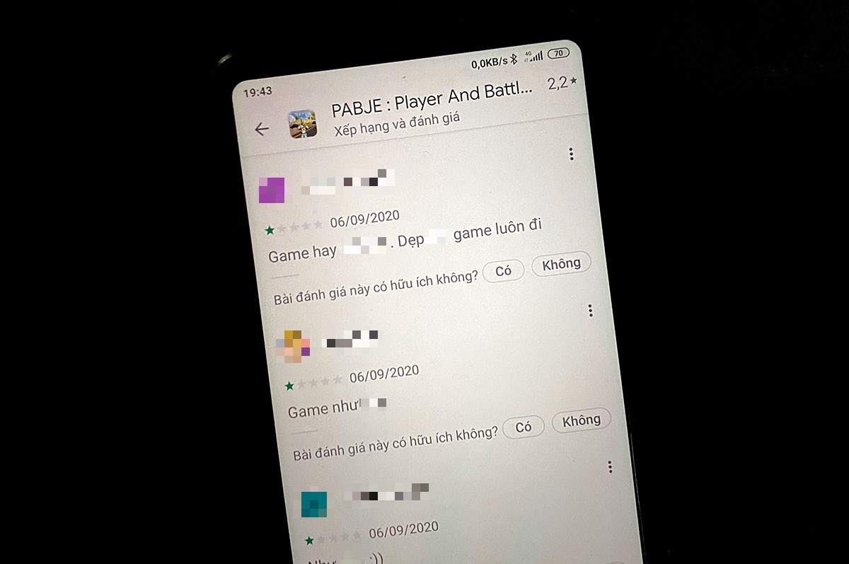 Game An Do giong PUBG Mobile nhan nhieu danh gia 1 sao hinh anh