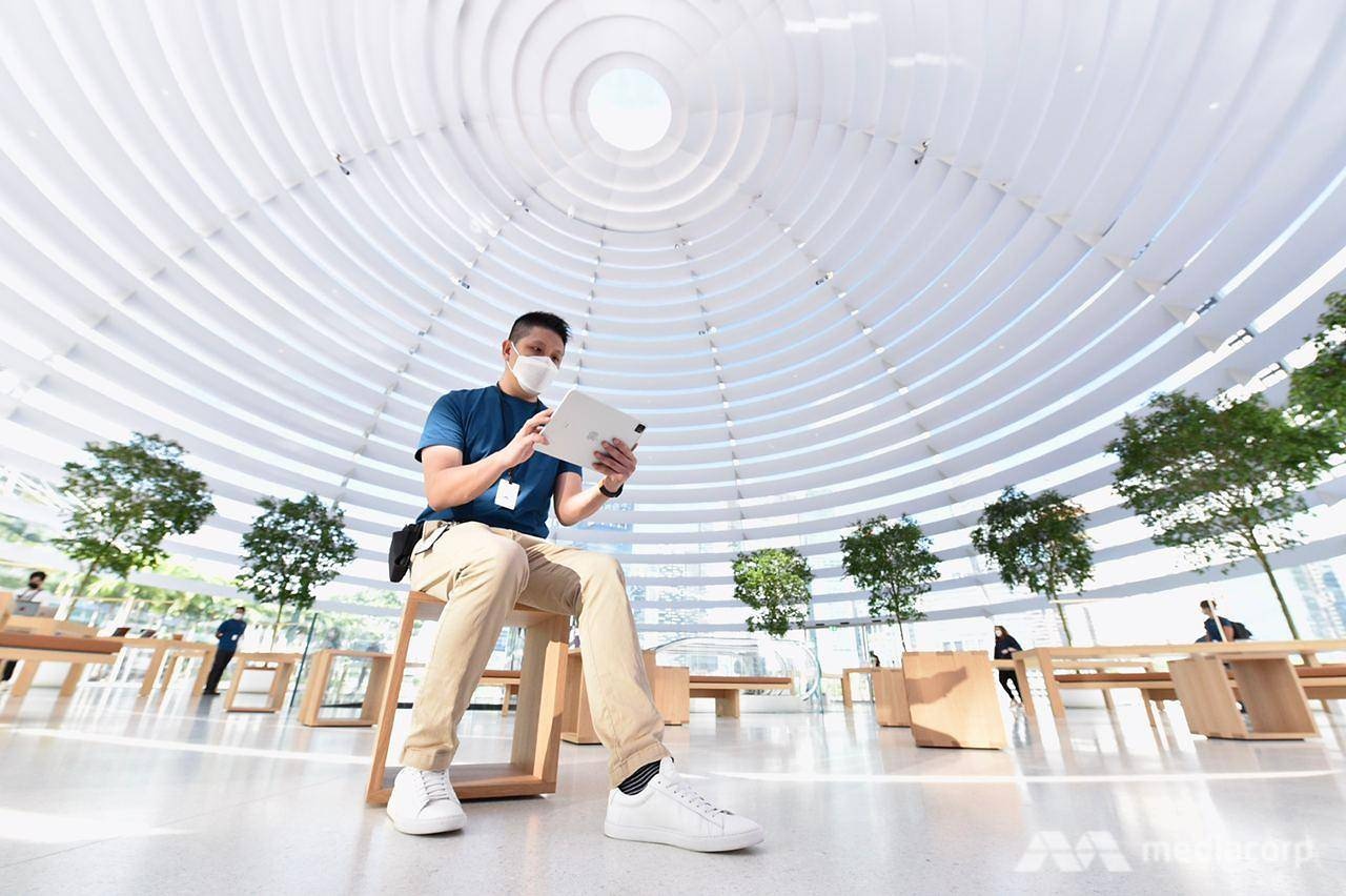 Apple Store tai Marina Bay Sands Singapore anh 5