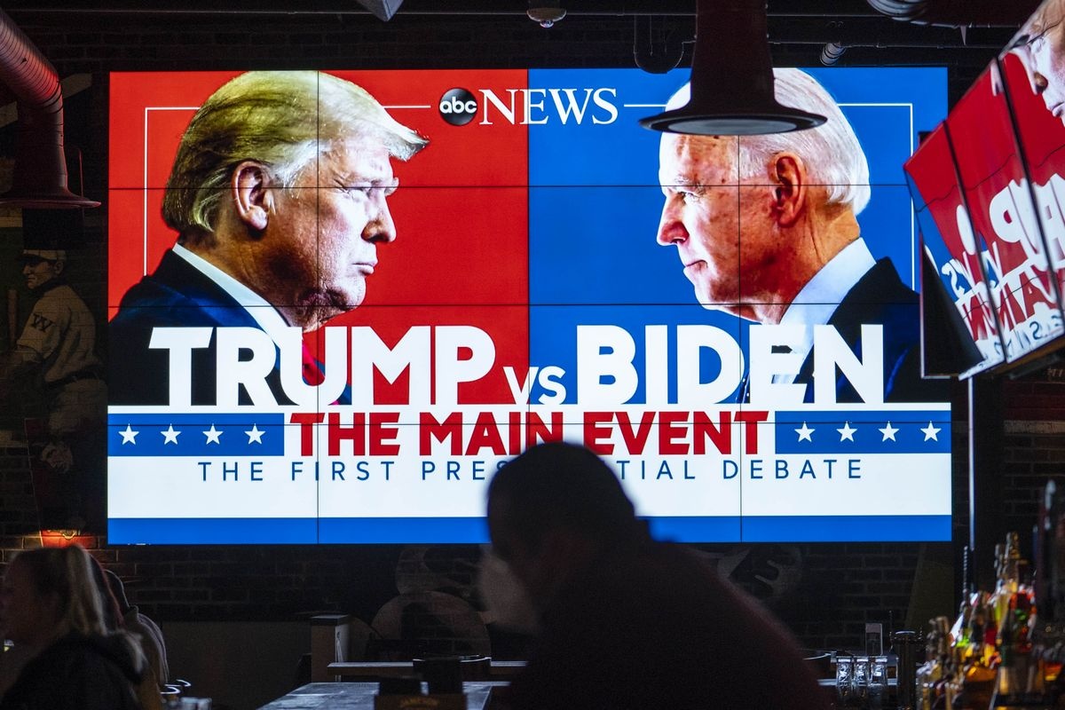 Ong Trump va Biden co the tranh luan online hinh anh