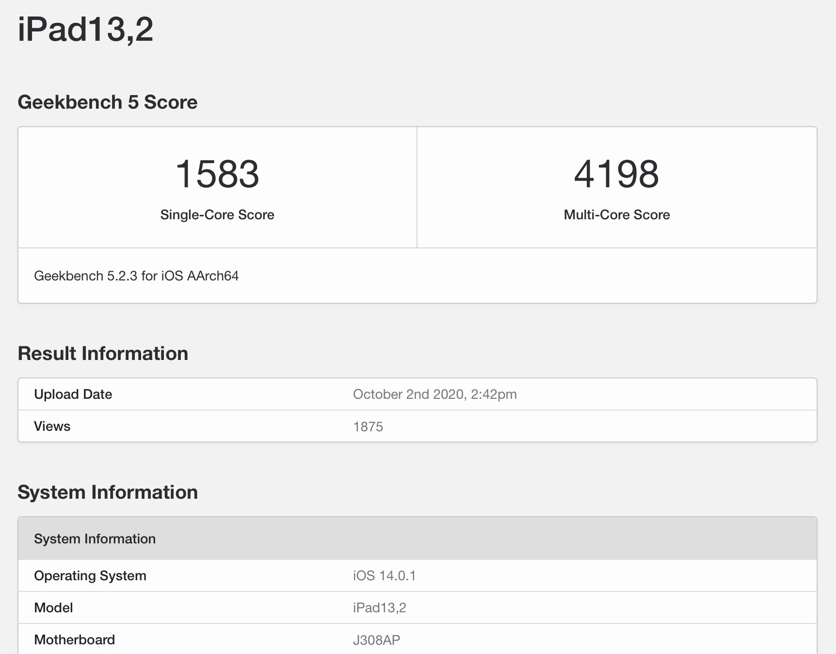 Diem hieu nang Geekbench cua A14 Bionic anh 1