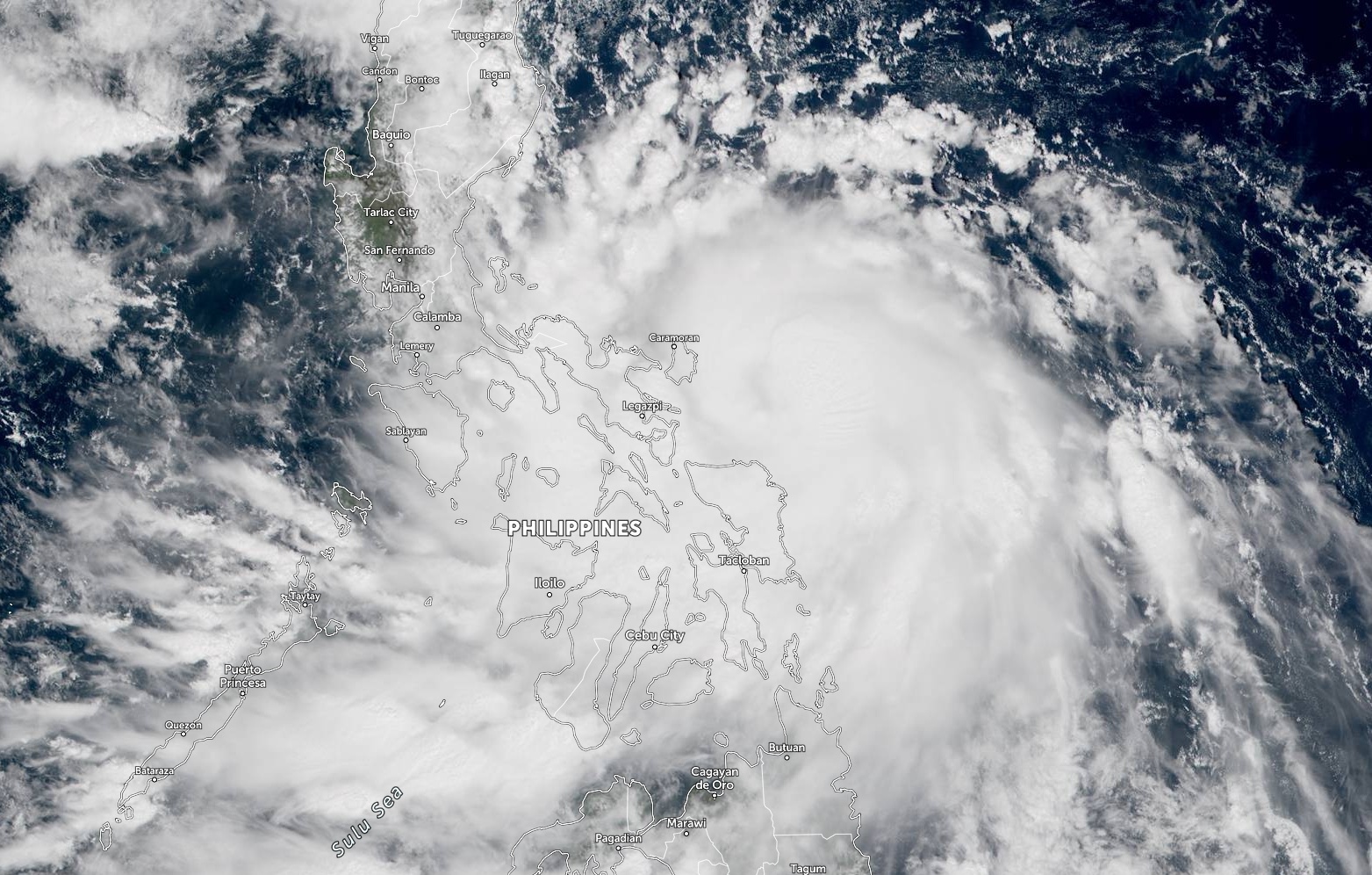 Ve tinh Himawari 8 theo doi bao so 9 ten Molave anh 9