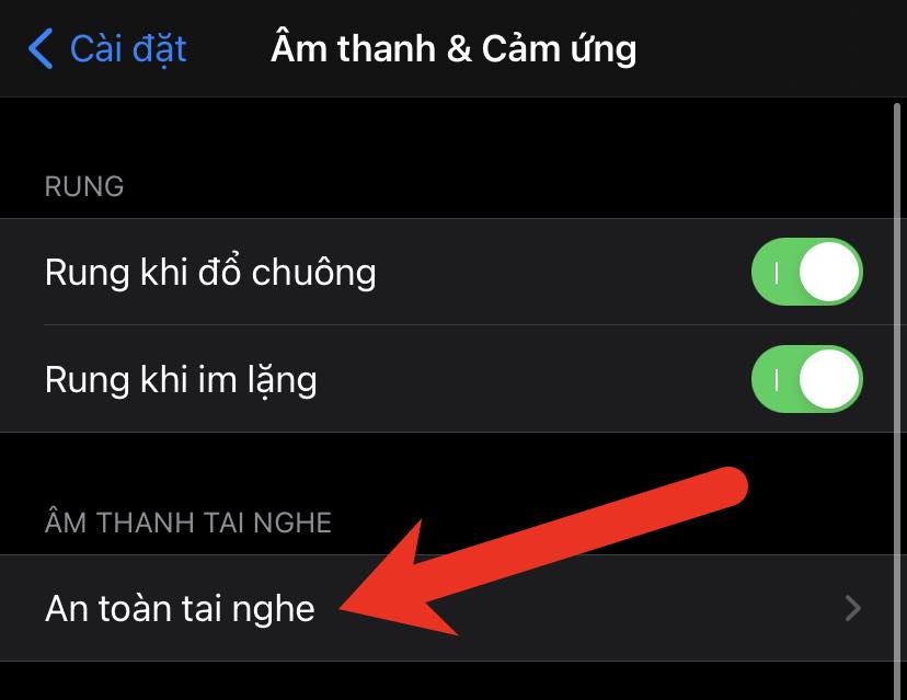 Tang am luong loa tren iPhone anh 5