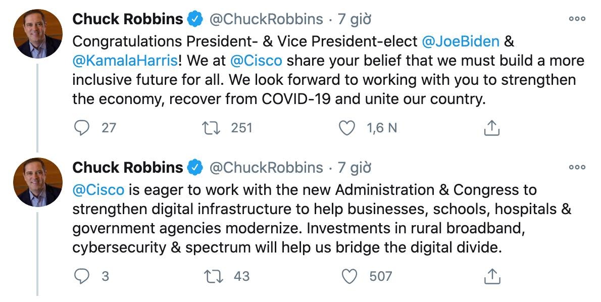 Cac CEO cong nghe chuc mung Joe Biden anh 8