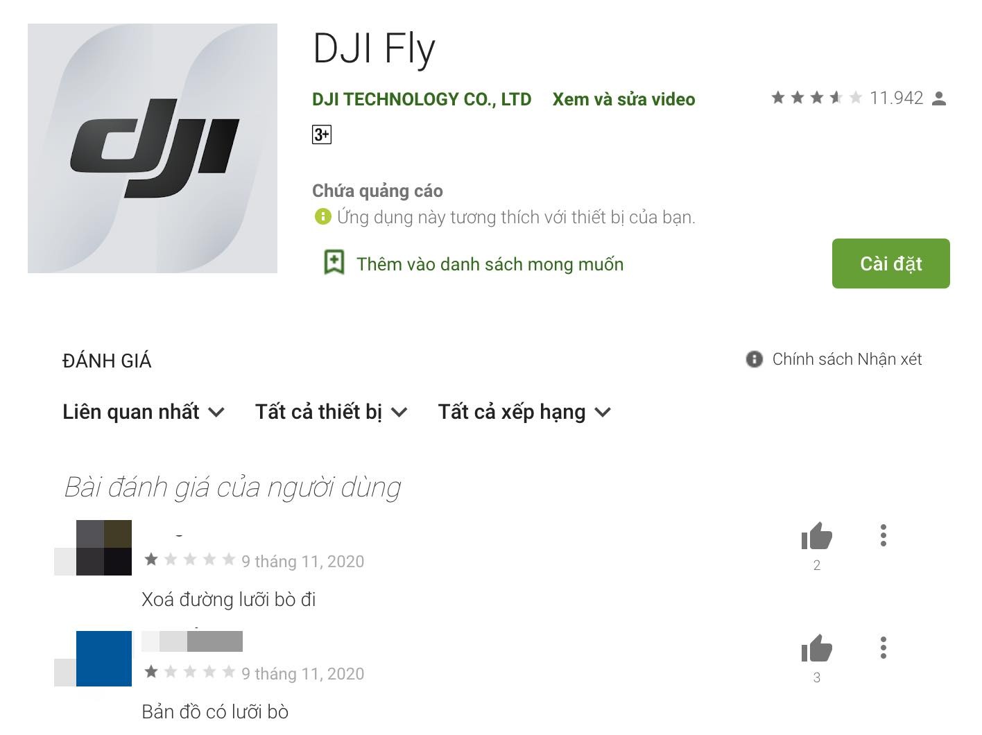 Ung dung DJI Fly hien duong luoi bo phi phap anh 2