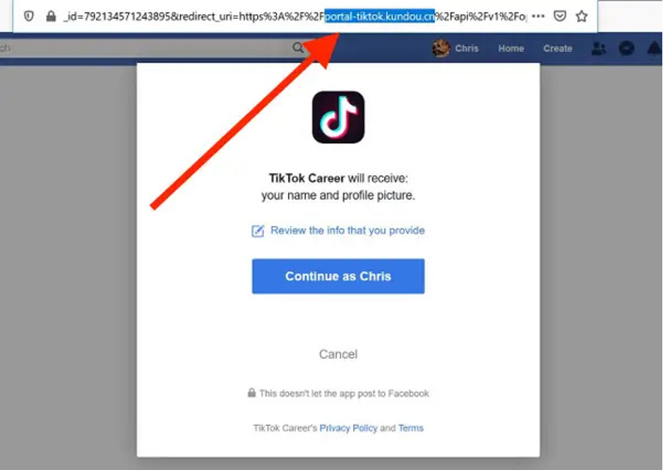 TikTok am tham gui du lieu tuyen dung ve Trung Quoc anh 1