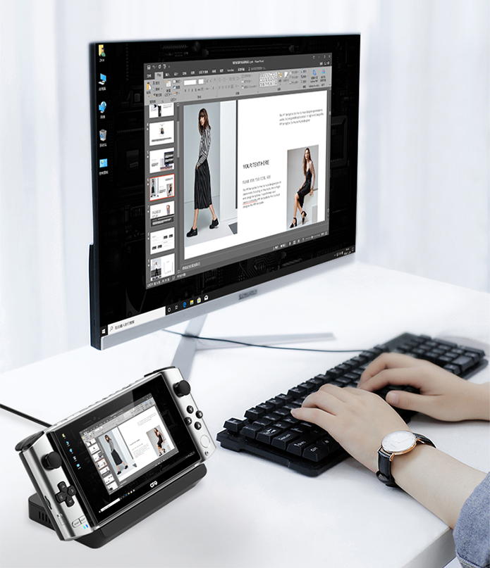 May tinh choi game cam tay chay Windows GPD Win 3 anh 3