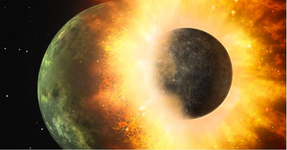 Sieu may tinh mo phong su hinh thanh cua Mat Trang hinh anh