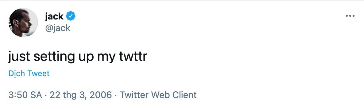 Trang thai dau tien tren Twitter anh 1