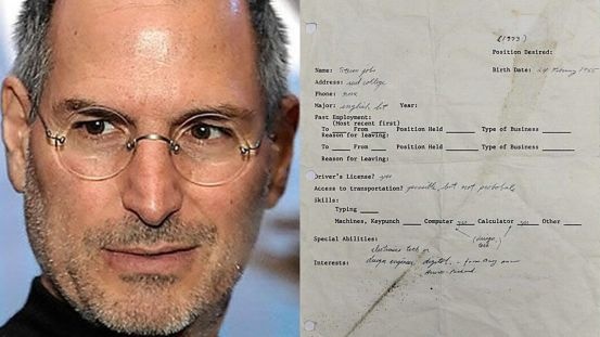 Don xin viec cua Steve Jobs co gia hon 200.000 USD hinh anh