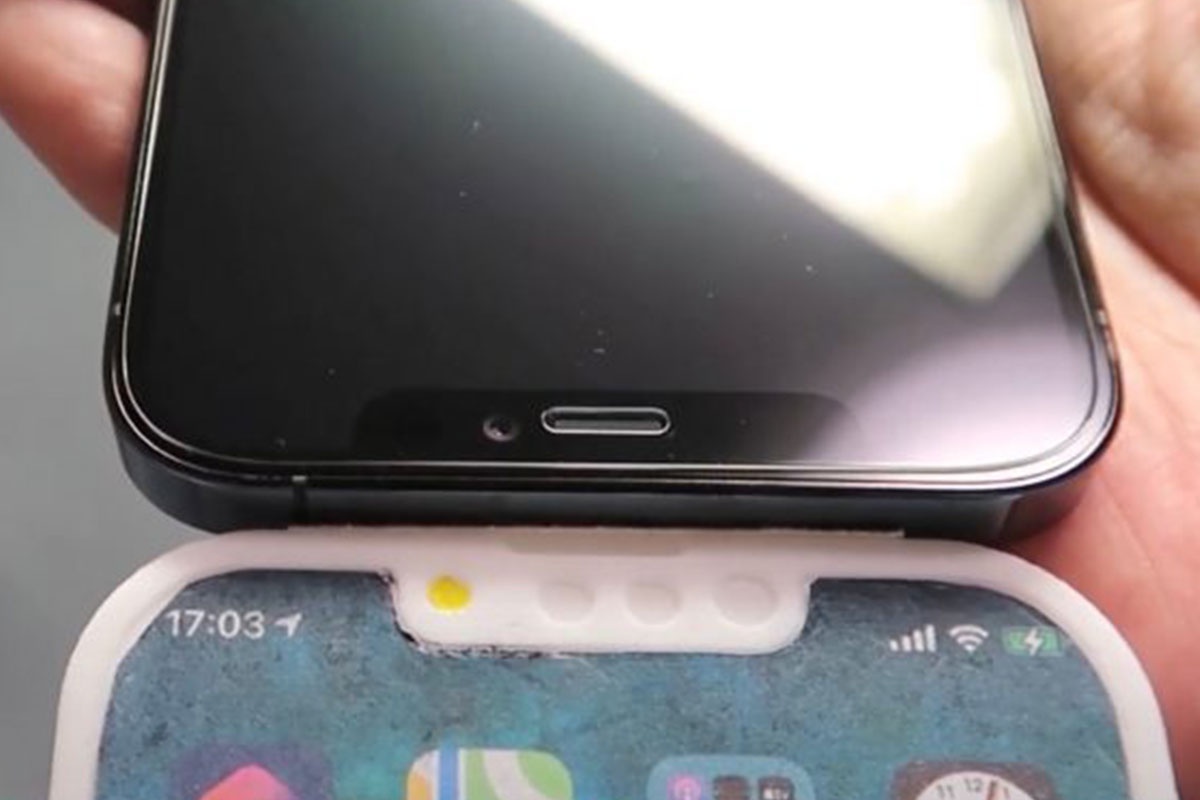 Lo dien mo hinh 3D dau tien cua iPhone 13? hinh anh