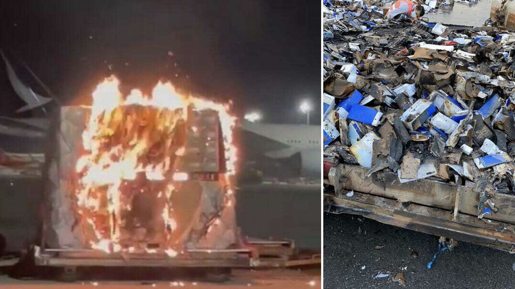 Smartphone Vivo bốc cháy tại sân bay ảnh 2 Smartphone Vivo boc chay tai san bay anh 2