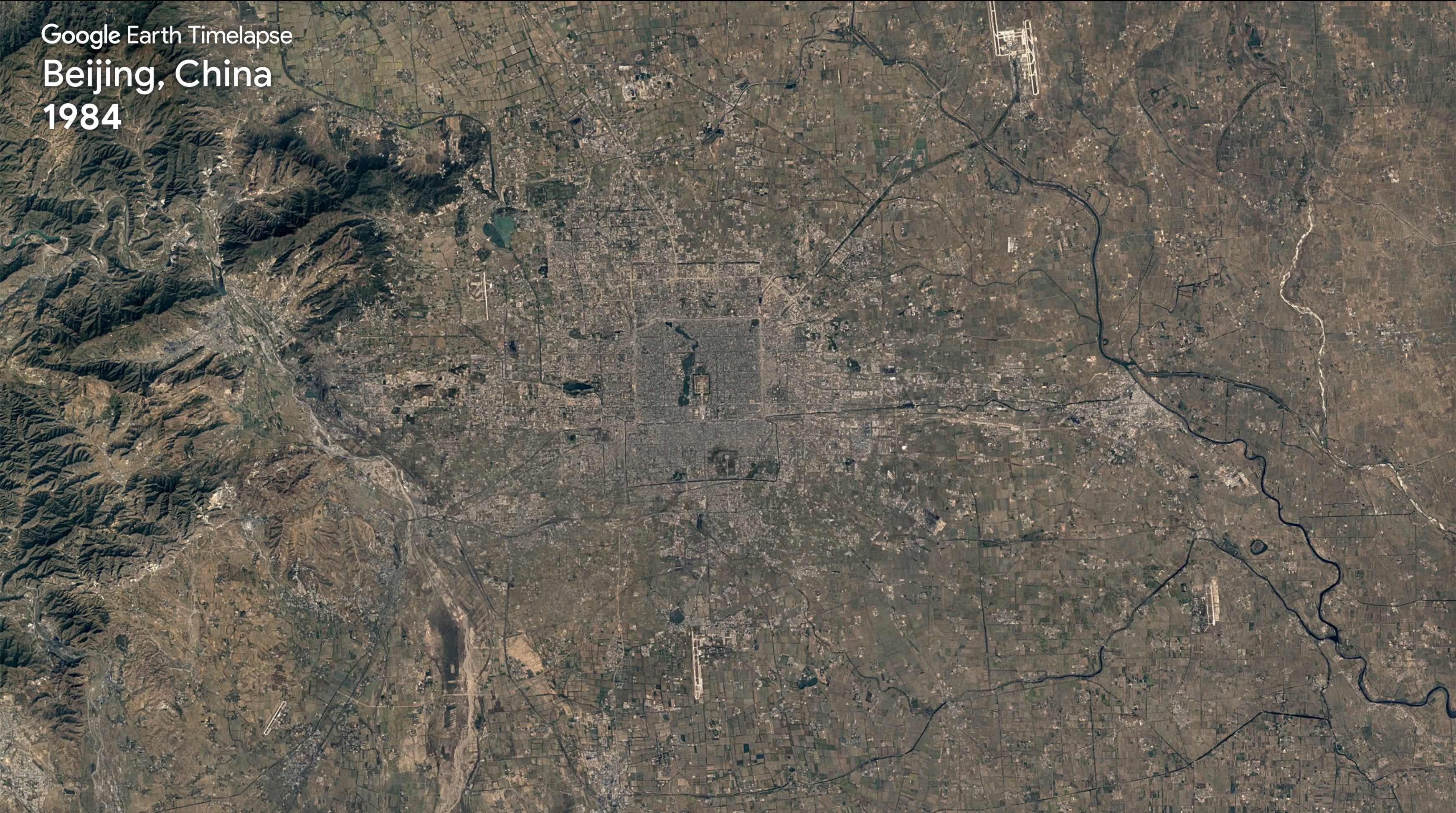 Tính năng Timelapse của Google Earth ảnh 3 Tinh nang Timelapse cua Google Earth anh 3