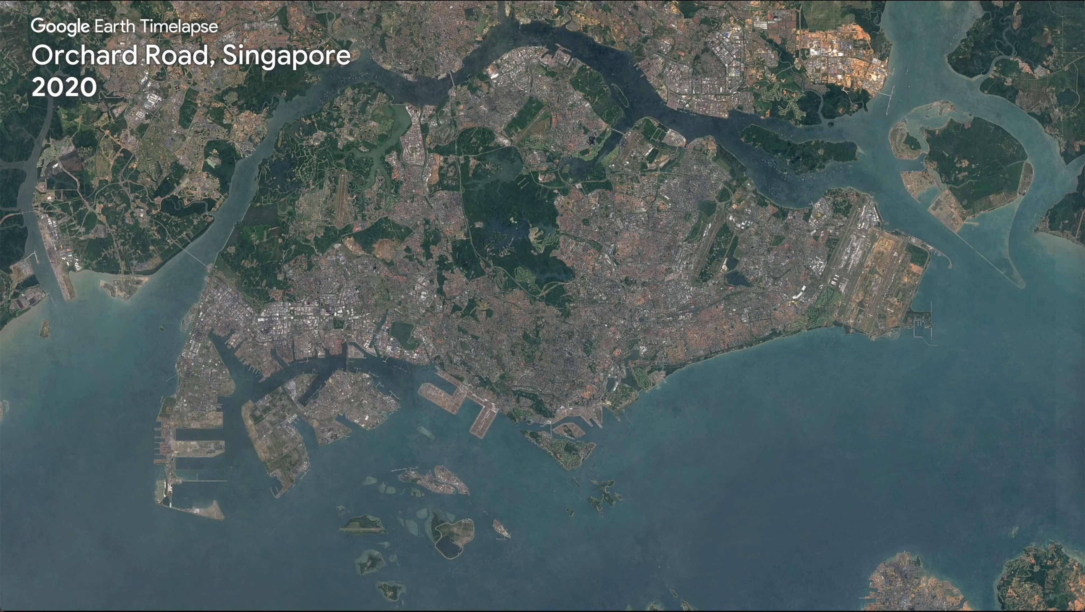 Tính năng Timelapse của Google Earth ảnh 6 Tinh nang Timelapse cua Google Earth anh 6