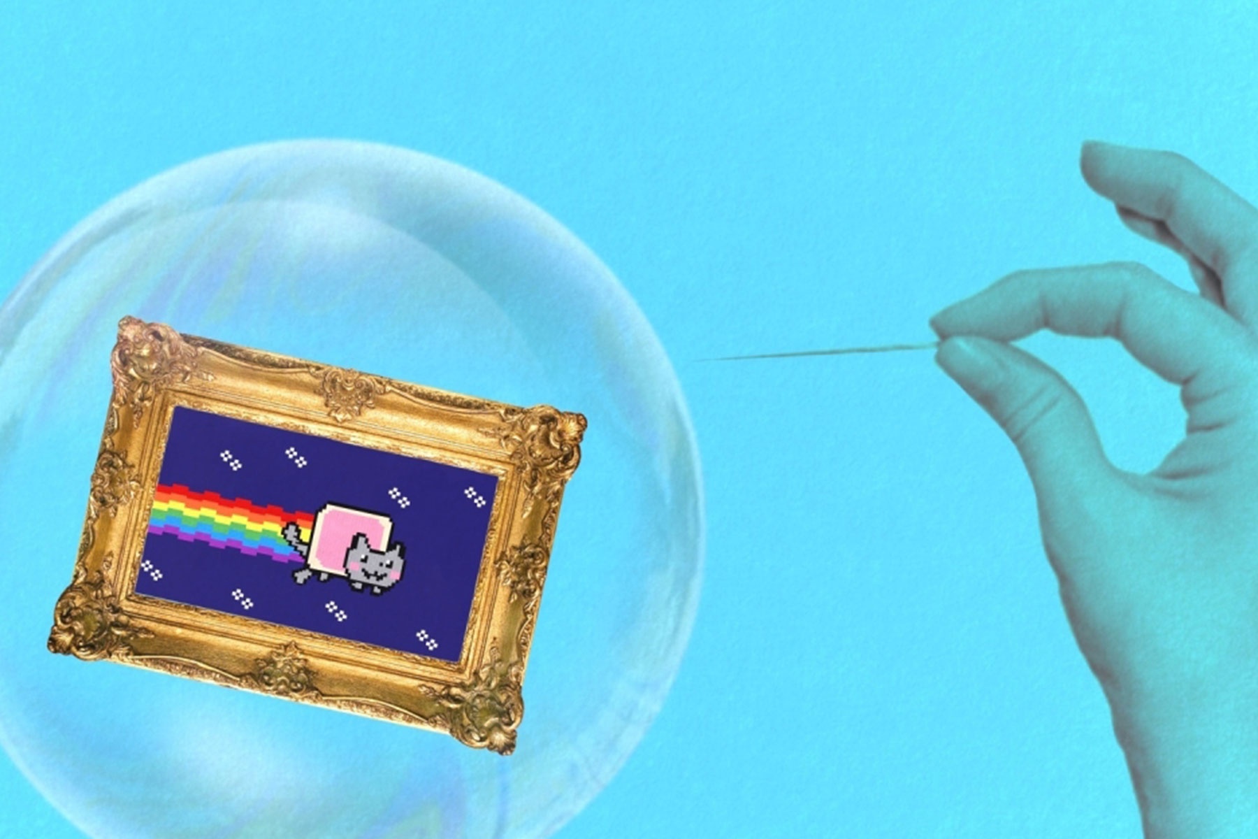 Bong bong 'Bitcoin nghe thuat' da vo? hinh anh