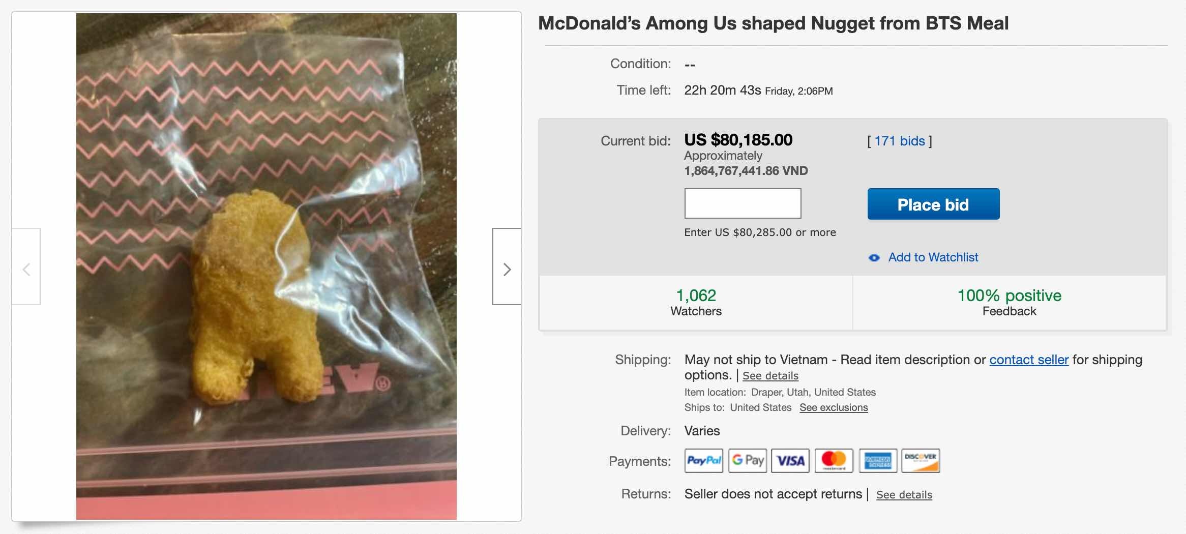 Mieng ga ran giong 'Among Us' anh 1