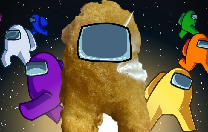 Mieng ga ran giong nhan vat 'Among Us' duoc dau gia 80.000 USD hinh anh