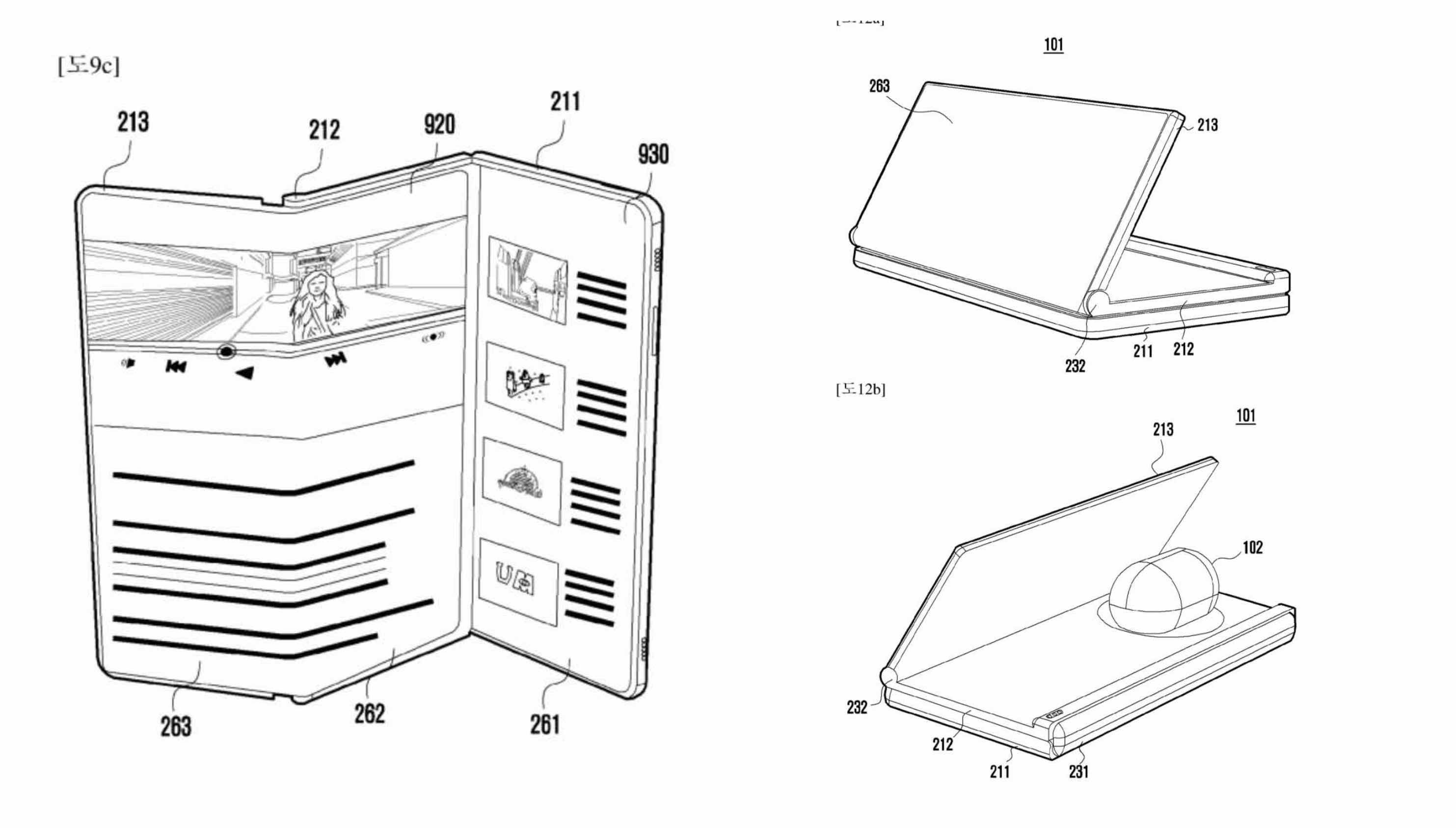 Smartphone man hinh gap cua Samsung anh 2