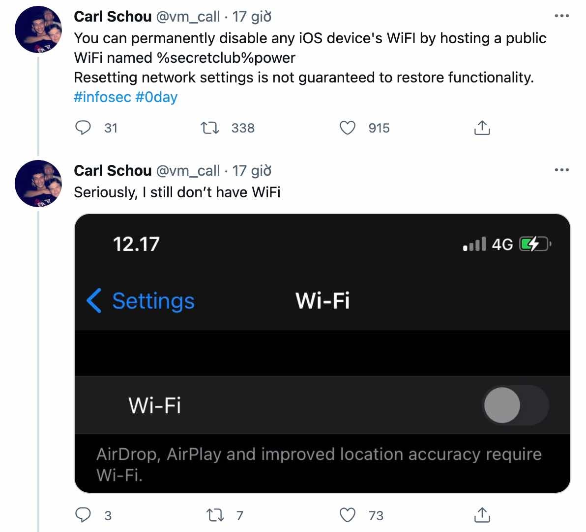 Loi Wi-Fi tren iPhone anh 1
