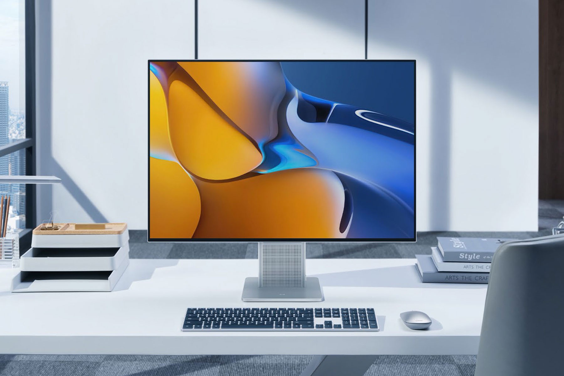 Huawei ra mat man hinh may tinh, smartwatch chay Harmony OS hinh anh