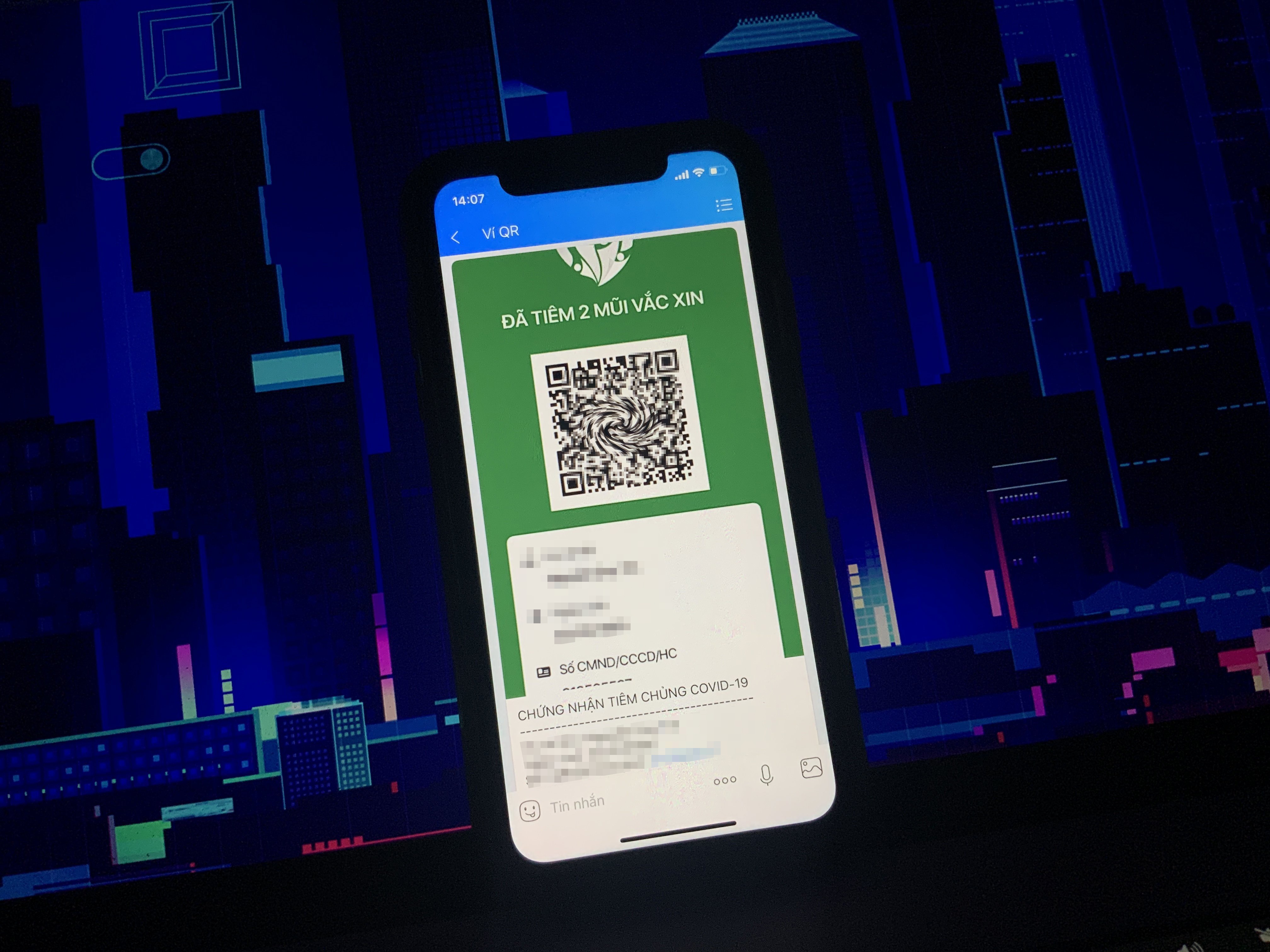 Cach tra cuu, luu chung nhan tiem chung vao Zalo hinh anh