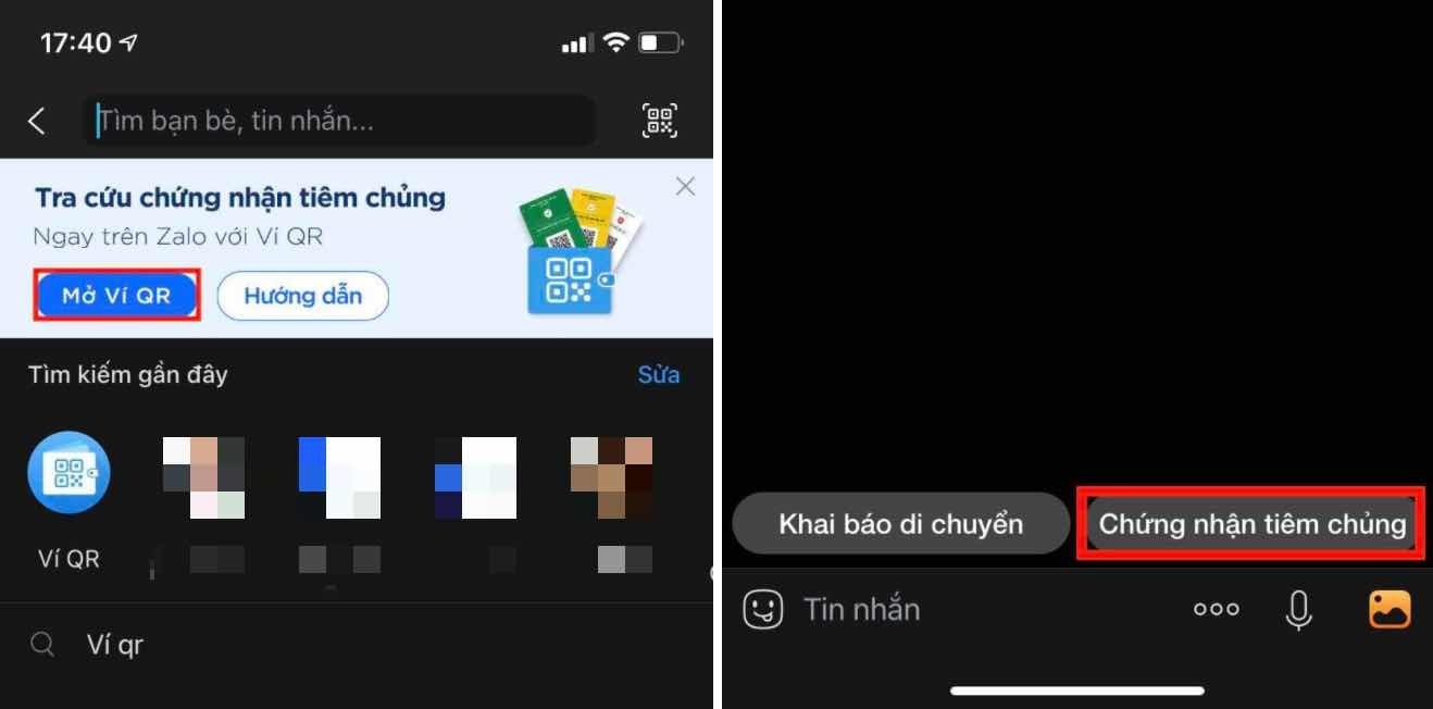 Cach luu chung nhan tiem chung vao Zalo anh 1