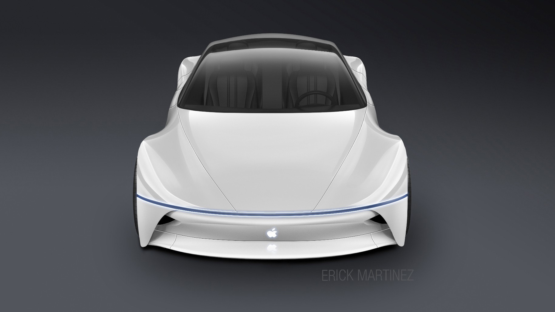 Xe tu lai cua Apple khong co vo lang hinh anh