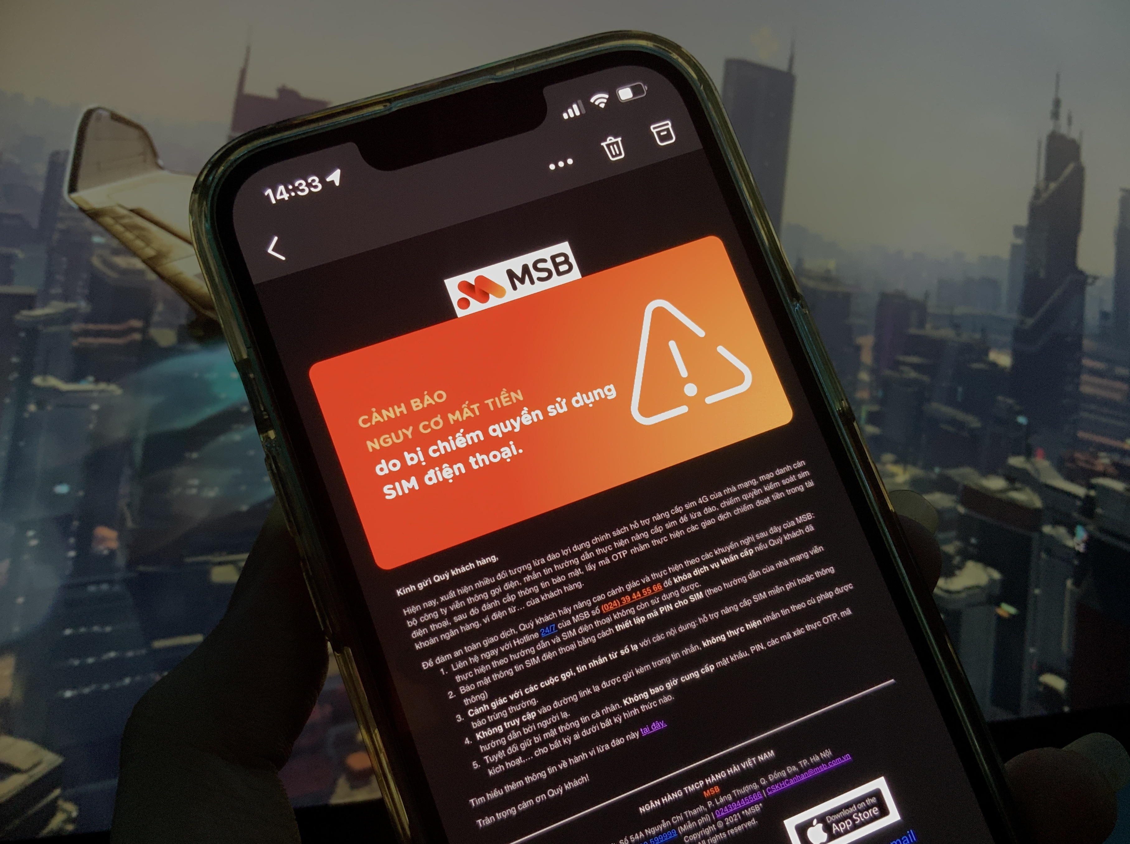 Ngan hang lien tuc canh bao lua dao dip can Tet hinh anh