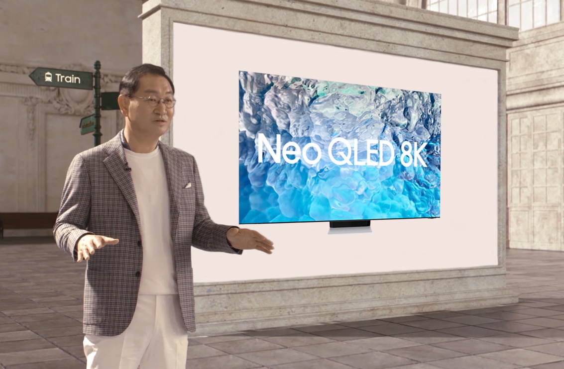 Samsung ra mat TV Neo QLED 2022 toi uu choi game, ho tro NFT hinh anh