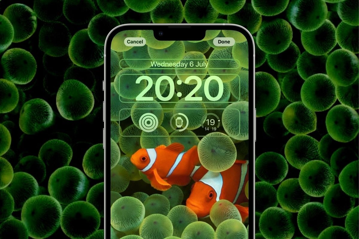 Hinh nen huyen thoai cua iPhone tro lai tren iOS 16 hinh anh