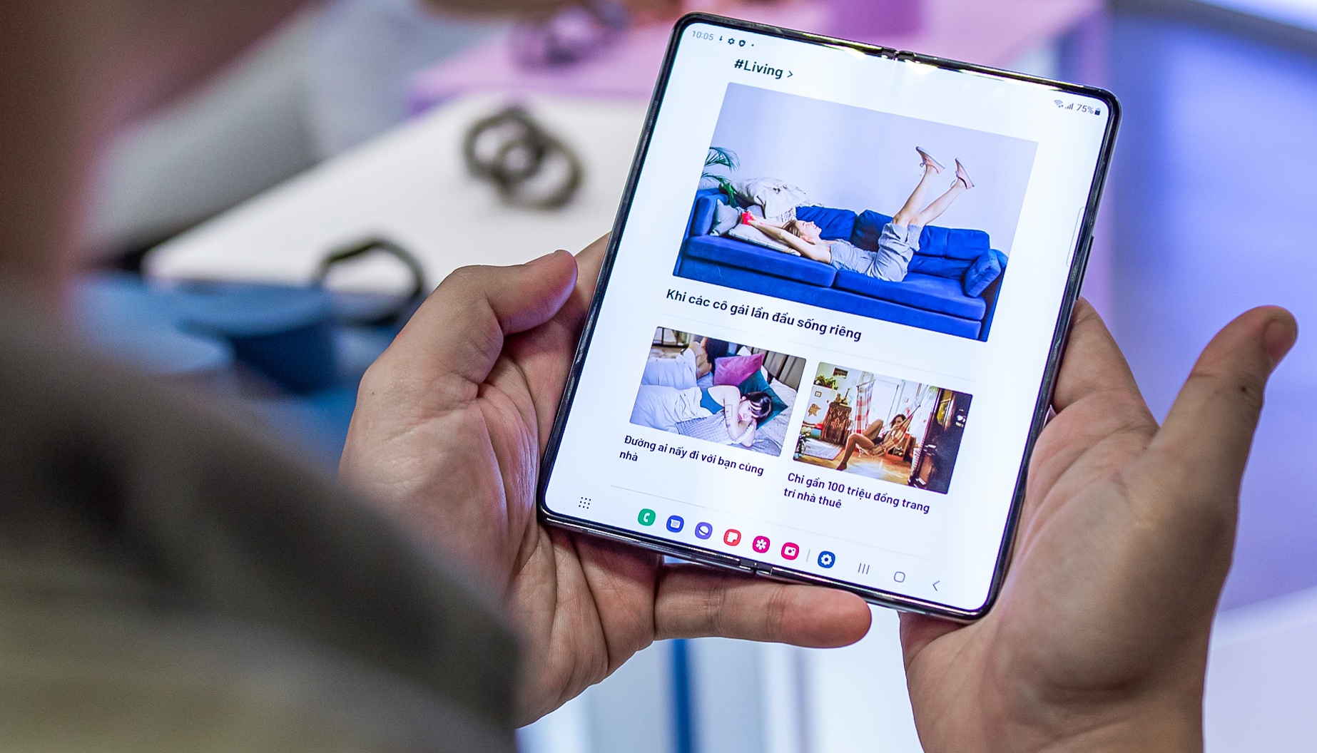 Trai nghiem Samsung Galaxy Z Fold4 va Z Flip4 o Viet Nam hinh anh