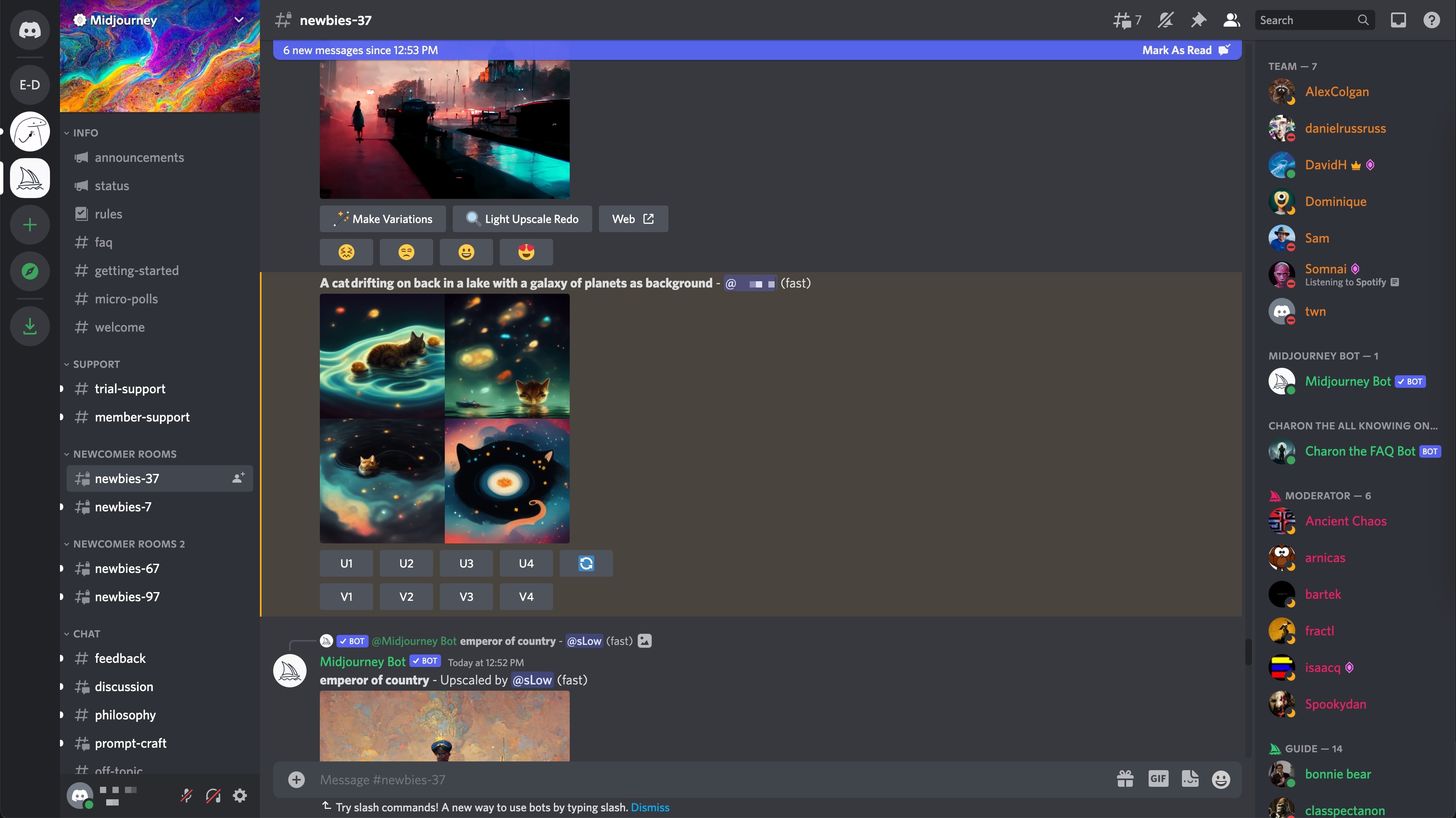 Ung dung ve tranh Midjourney anh 1