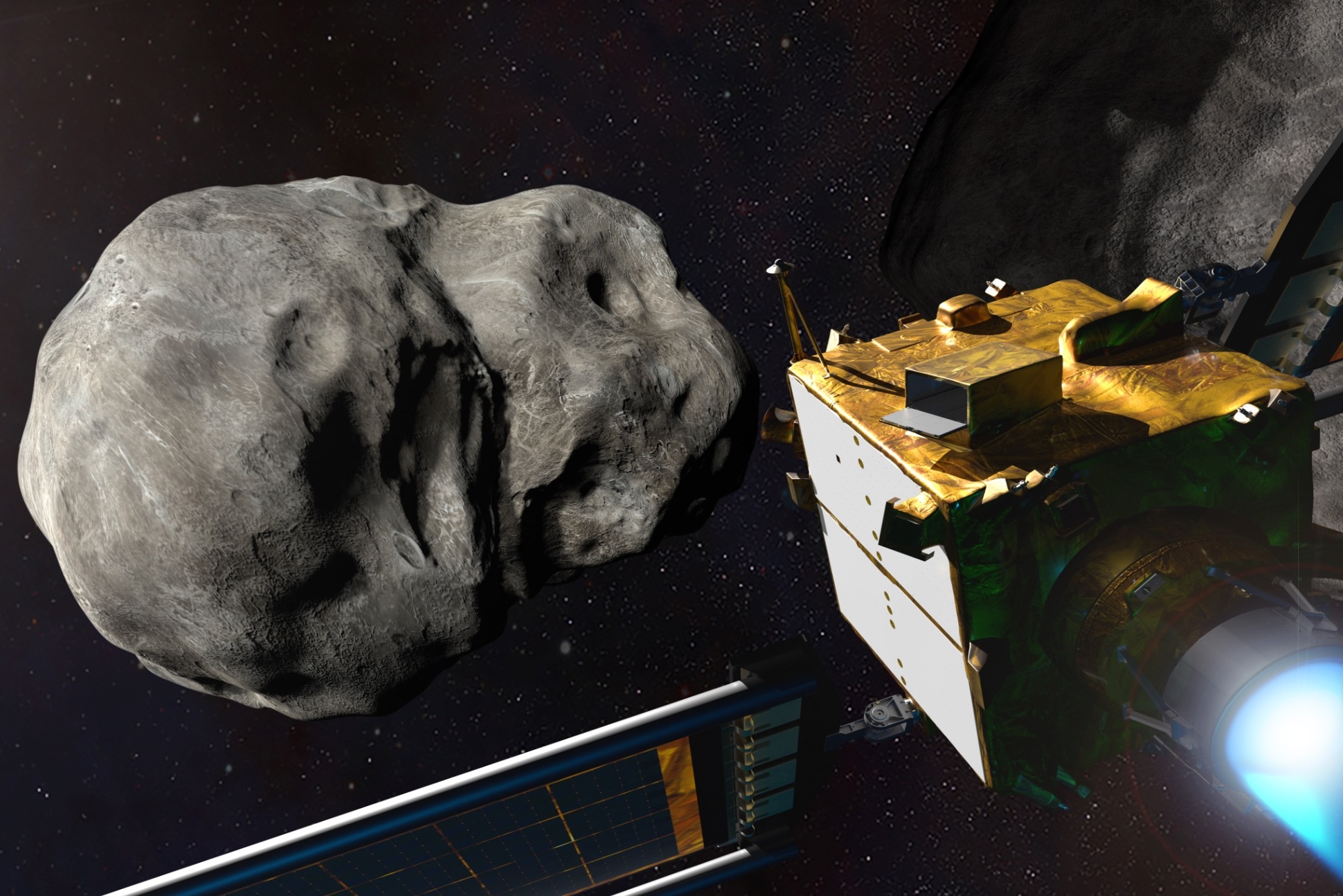 NASA cho tau vu tru dam vao tieu hanh tinh de thu cuu Trai Dat hinh anh