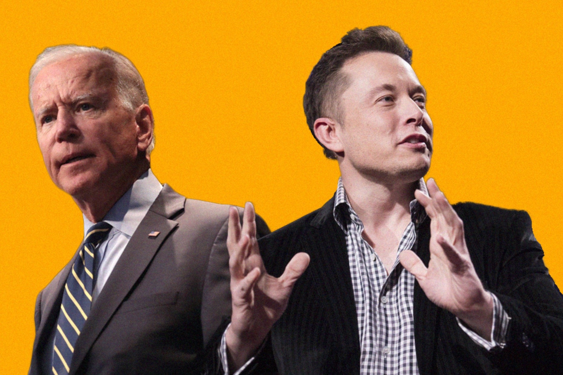 Elon Musk che ong Biden qua gia hinh anh