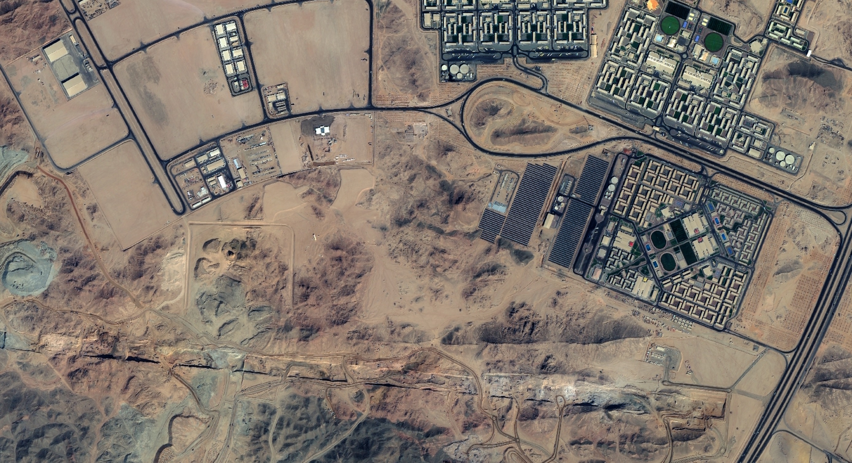 Thanh pho The Line anh 2